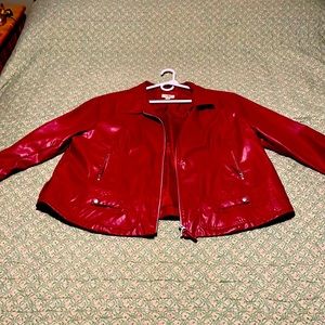 Faux leather jacket